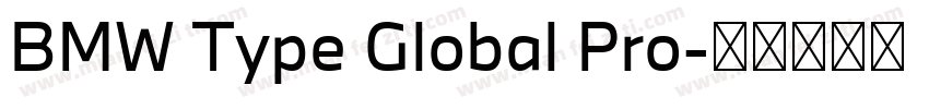 BMW Type Global Pro字体转换